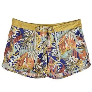 Patagonia Wavefarer Board Swim Shorts In Jurassic Ferns Violet Blue Women's Sz 8